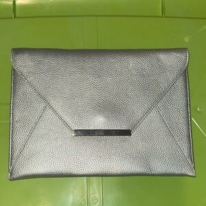Chic Silver Envelope Clutch